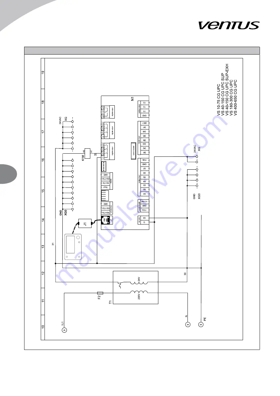 VTS Medical Systems ventus VS 10-75 CG UPC Operation And Maintenance Manual Download Page 56