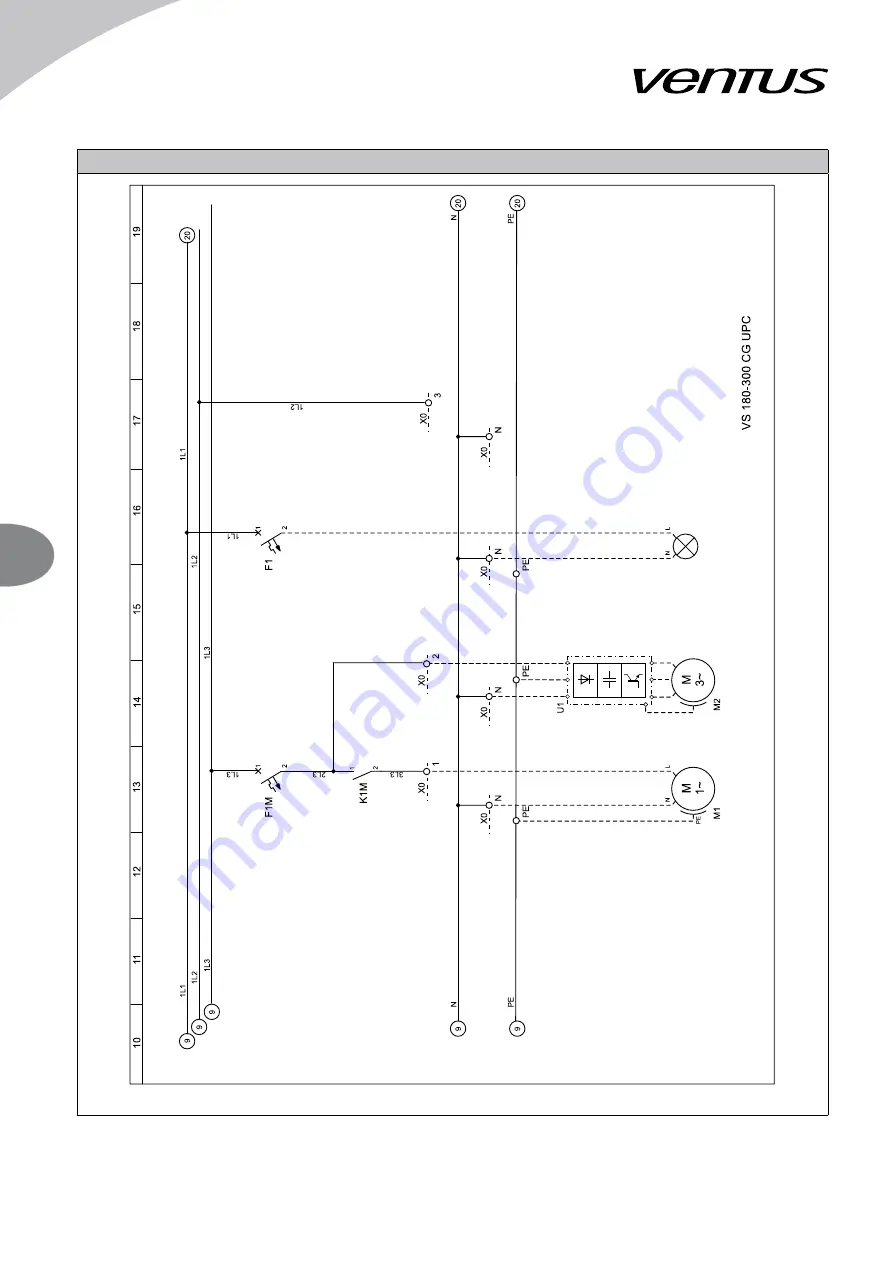 VTS Medical Systems ventus VS 10-75 CG UPC Operation And Maintenance Manual Download Page 58