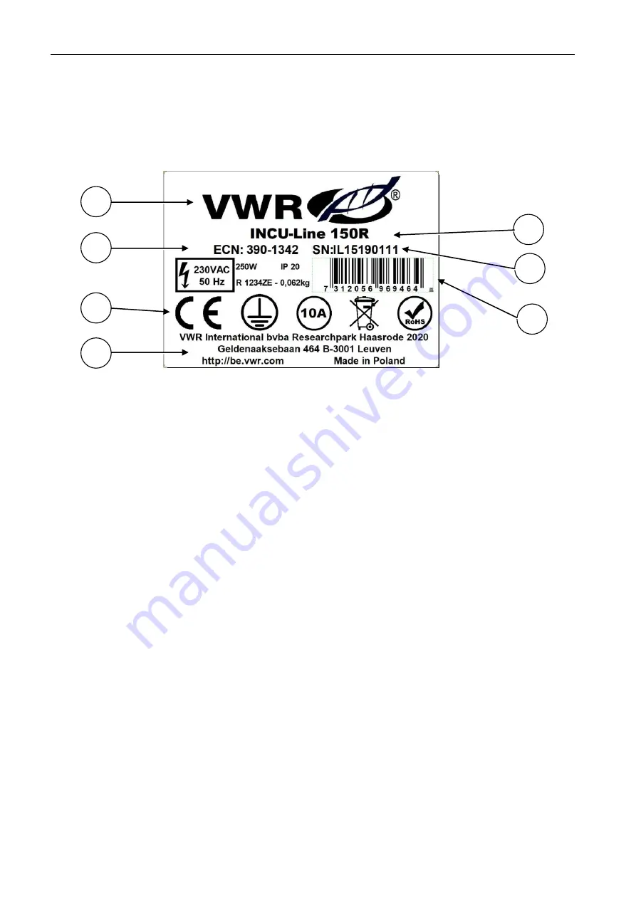 VWR 390-1341 Instruction Manual Download Page 47