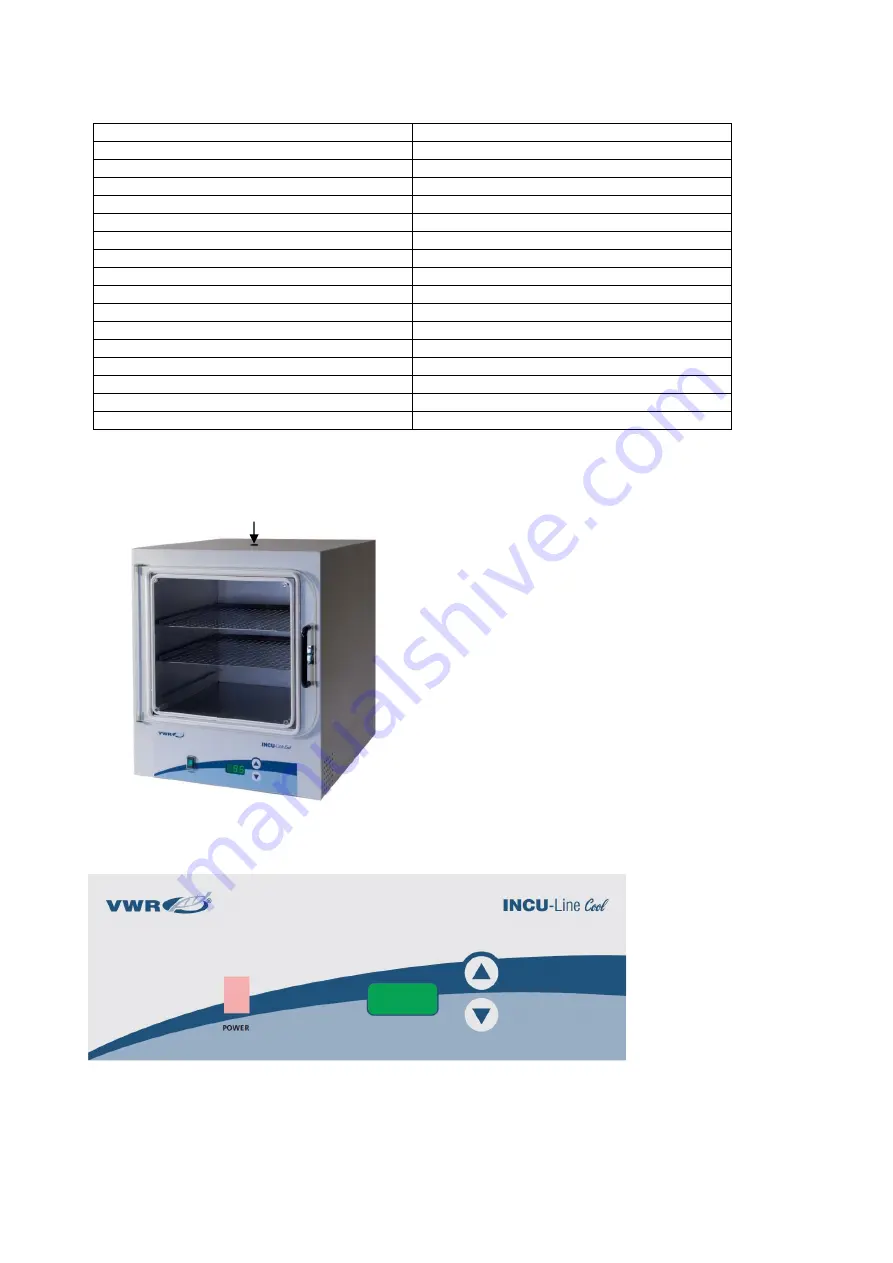 VWR INCU-Line IL 23R Cool Instruction Manual Download Page 6