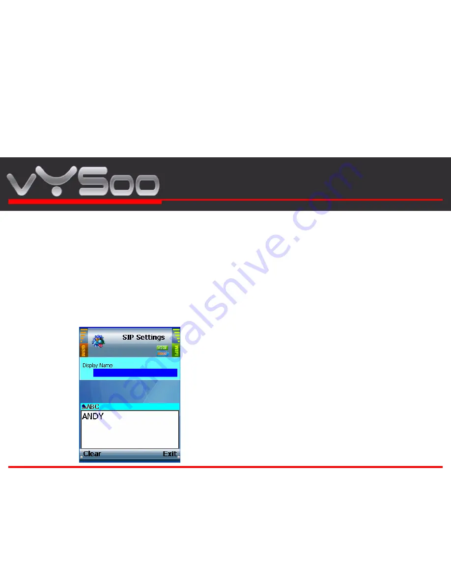 vYSoo E900 Quick User Manual Download Page 10