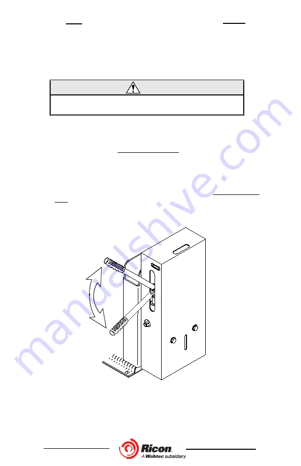 Wabtec Ricon S Series Operator'S Manual Download Page 25