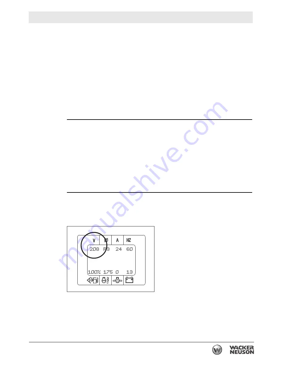 Wacker Neuson G 230 Operator'S Manual Download Page 65