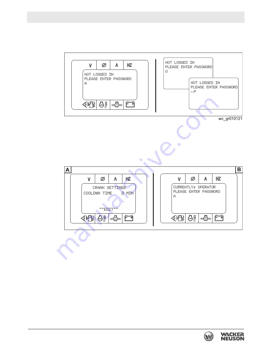 Wacker Neuson G 230 Operator'S Manual Download Page 75