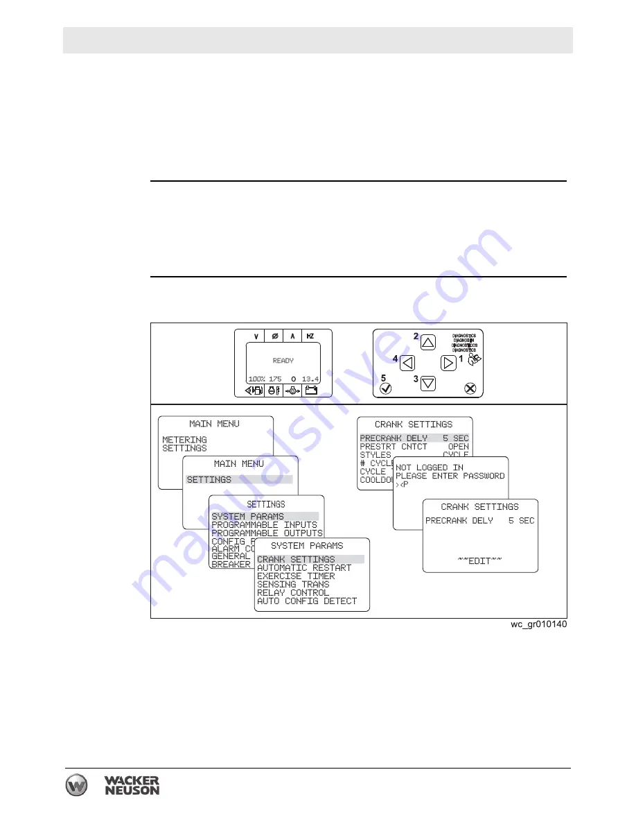 Wacker Neuson G 230 Operator'S Manual Download Page 88