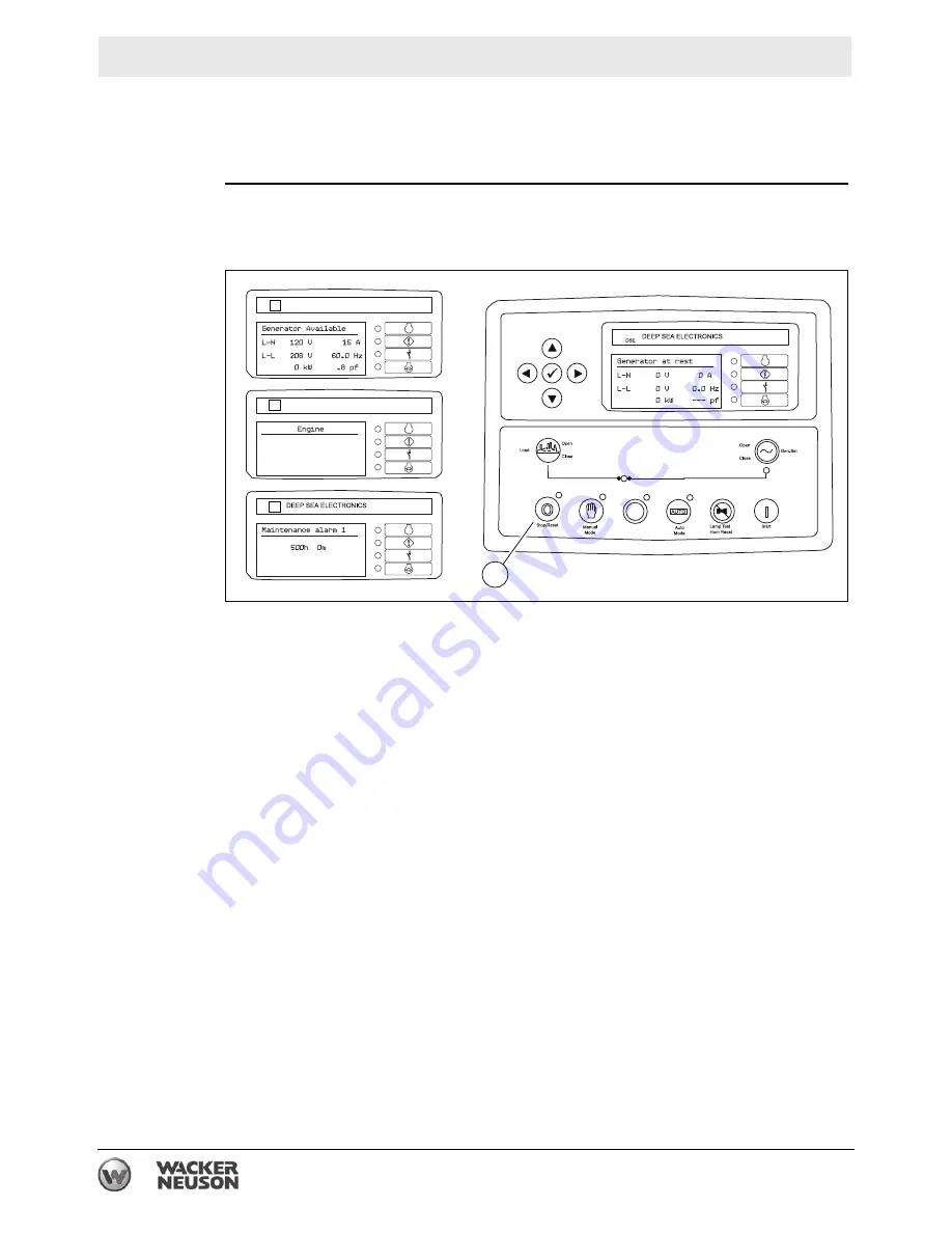 Wacker Neuson G 230 Operator'S Manual Download Page 116