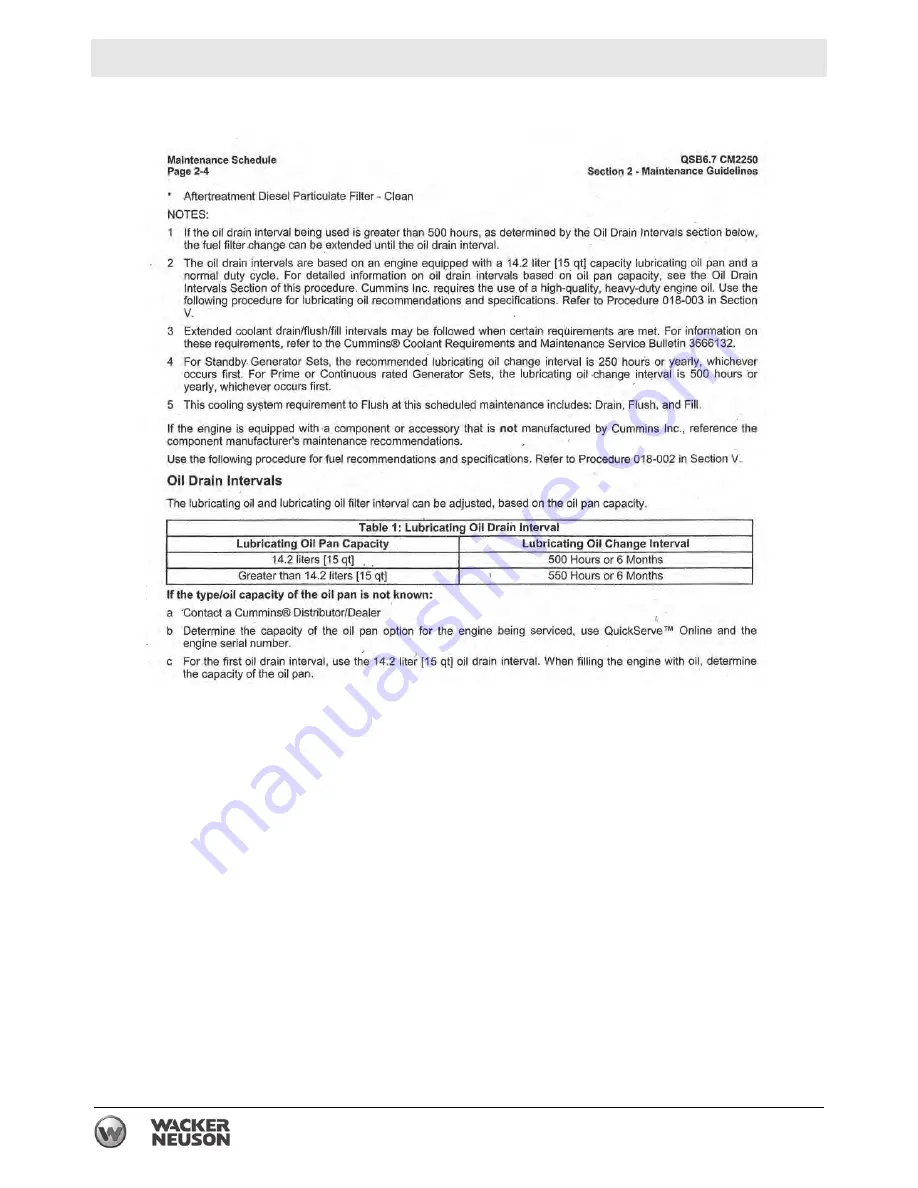 Wacker Neuson G 230 Operator'S Manual Download Page 184