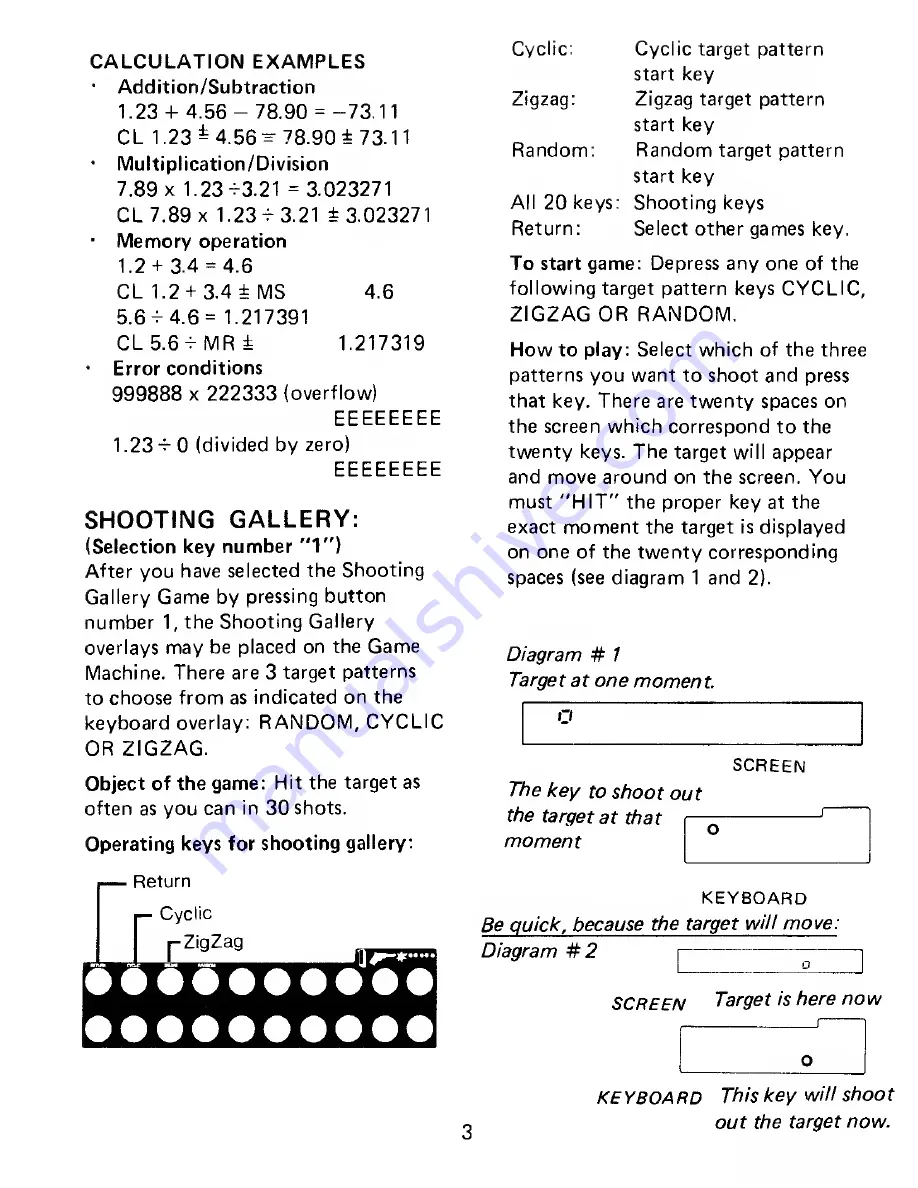 WADDINGTONS HOUSE OF GAMES, INC. Waddigntons 2001 The Game Machine Manual Download Page 4