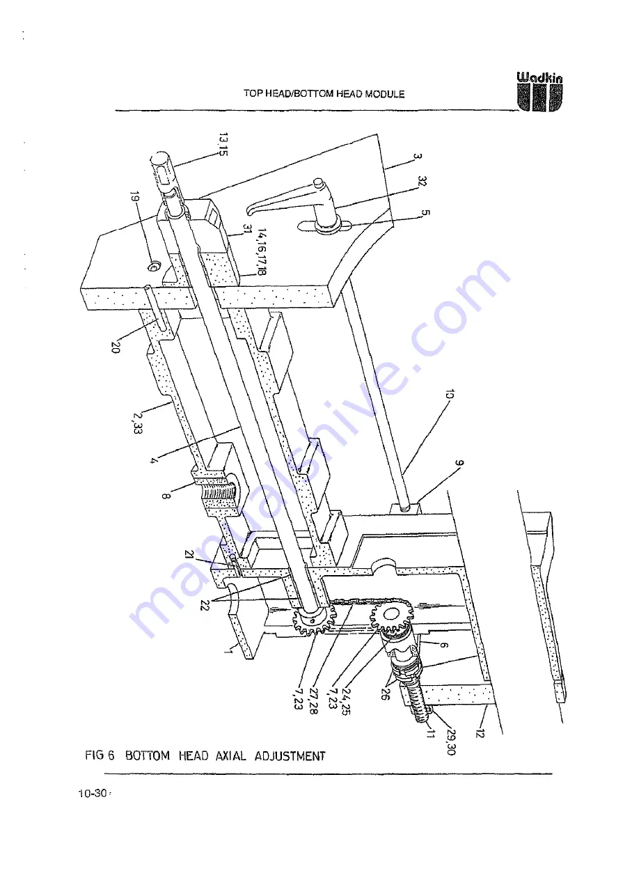 Wadkin 6150 Скачать руководство пользователя страница 182