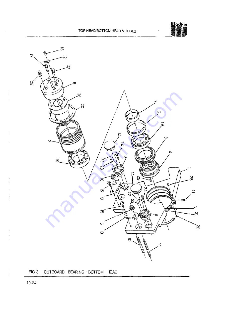 Wadkin 6150 Instruction Manual Download Page 186