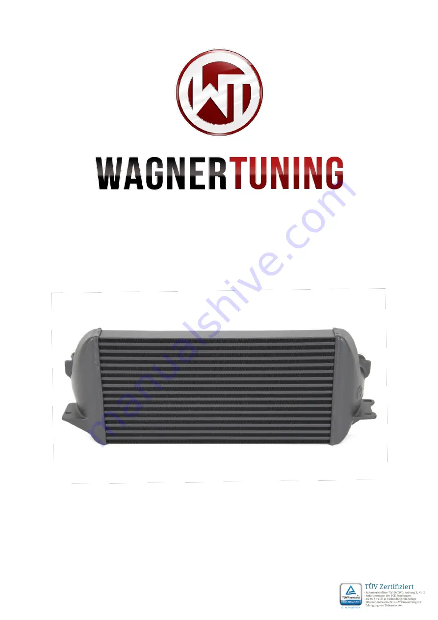 WAGNER TUNING 200001092 Installation Instruction Download Page 1