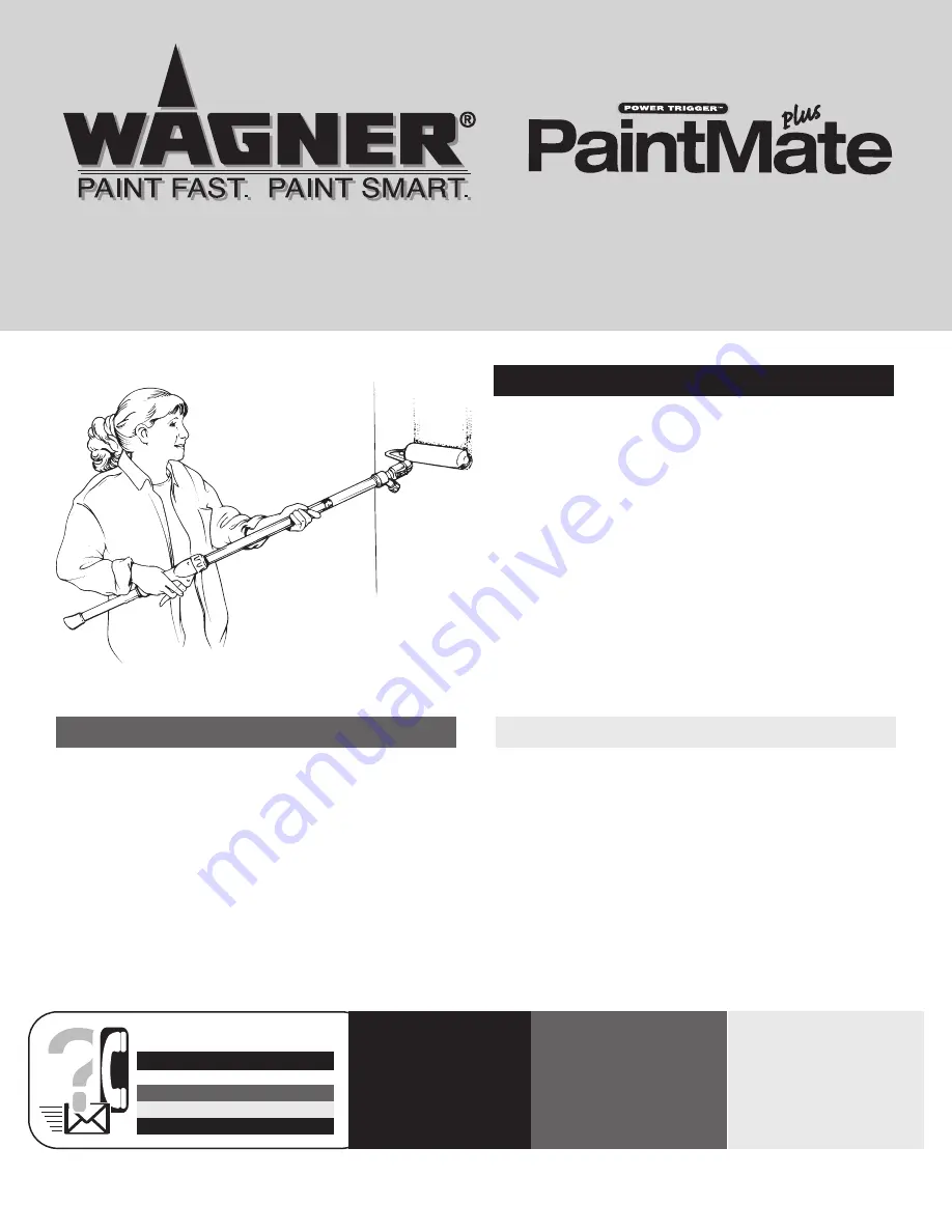 WAGNER PaintMate Owner'S Manual Download Page 1