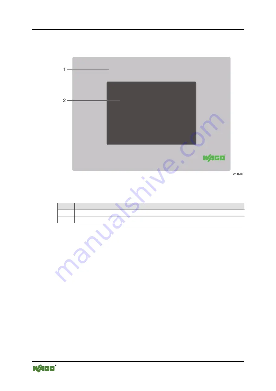 WAGO PERSPECTO VP Visu-Panel 762 Manual Download Page 14