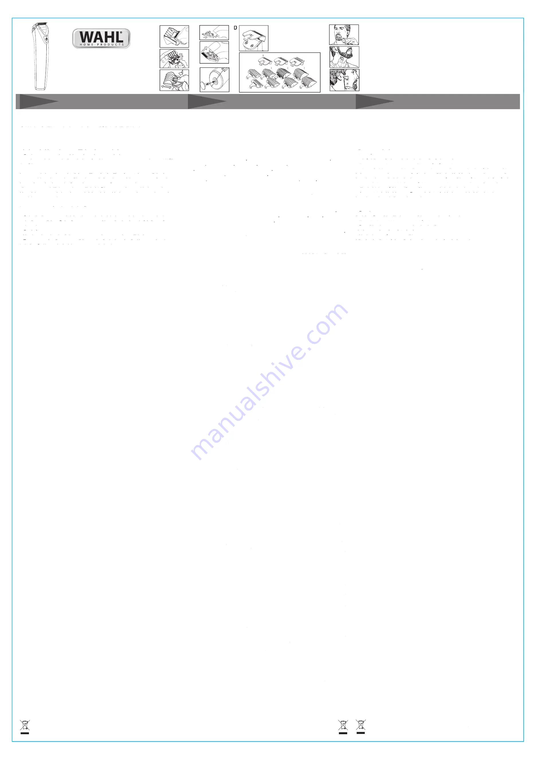 Wahl 1080.1010 Manual Download Page 3