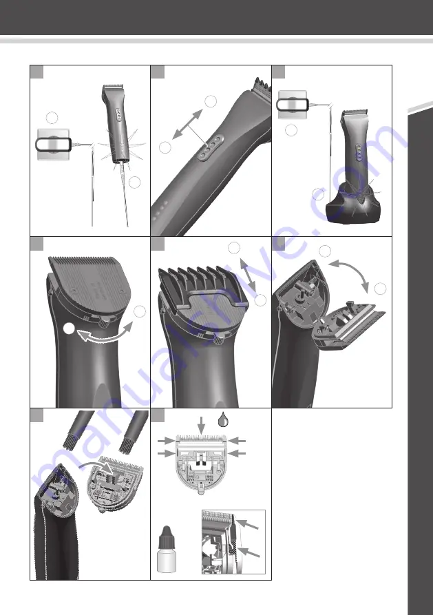 Wahl Adore 1872 Operating Manual Download Page 3