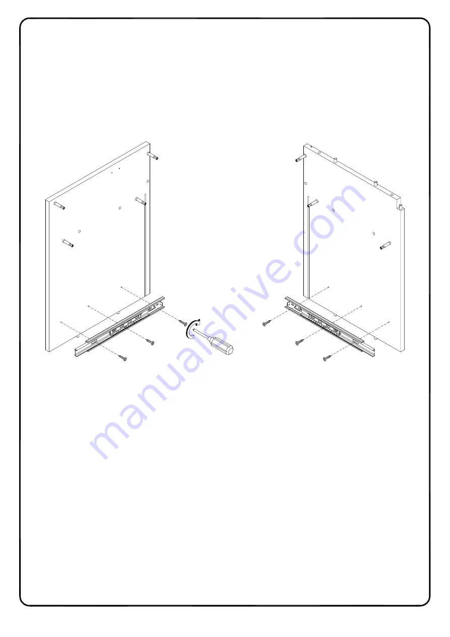 Walker Edison AF30BON Assembly Instructions Manual Download Page 8