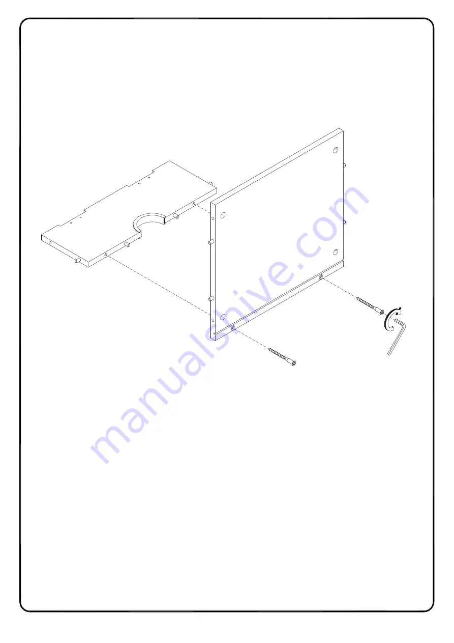 Walker Edison AF30BON Assembly Instructions Manual Download Page 10