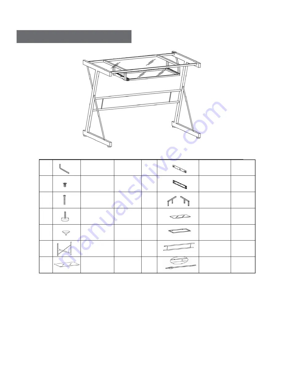 Walker Edison D31S29 Assembly Diagram Download Page 1