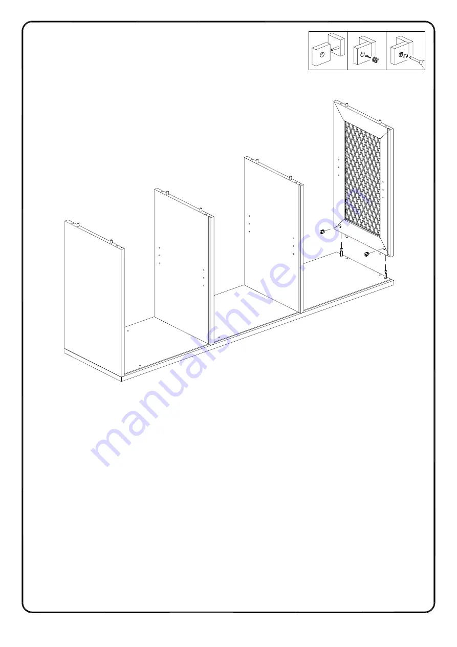 Walker Edison D52HARL Assembly Instructions Manual Download Page 9