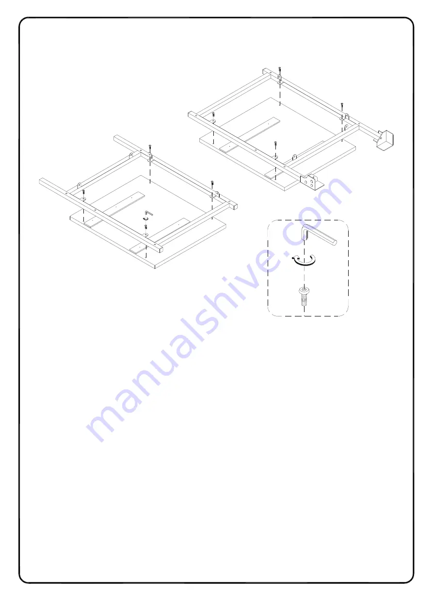 Walker Edison DAI2DRL Assembly Instructions Manual Download Page 8