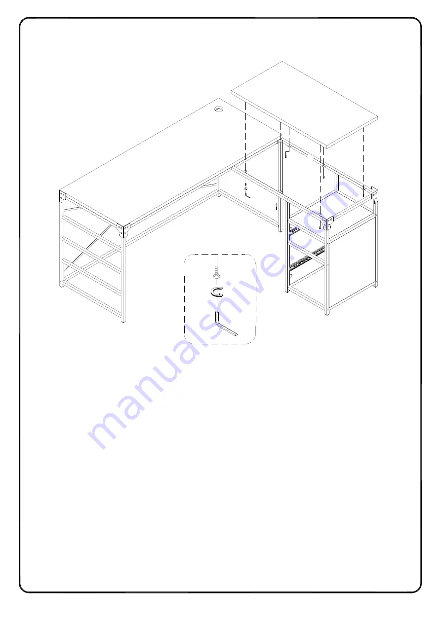 Walker Edison DAI2DRL Assembly Instructions Manual Download Page 23