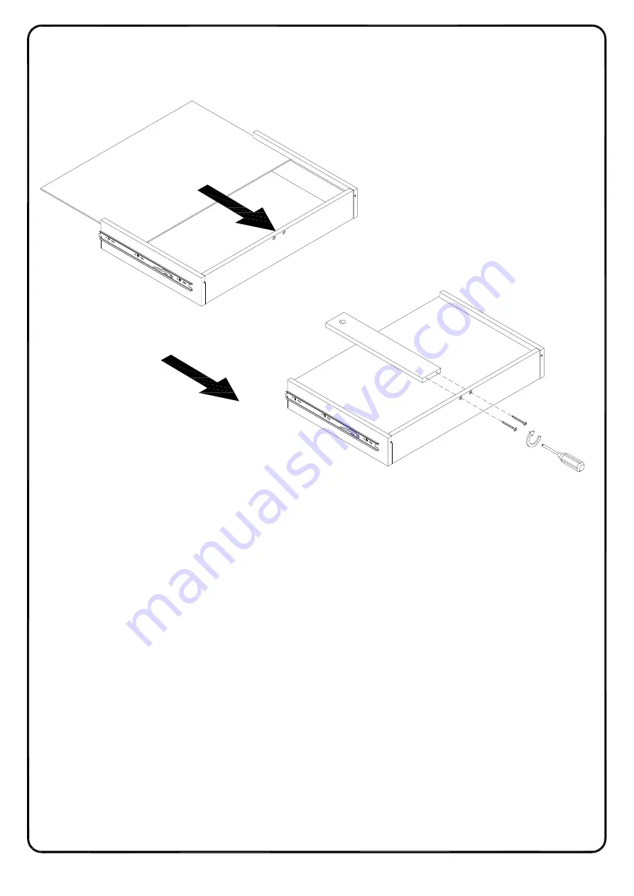 Walker Edison DW44KAD1DR Assembly Instruction Manual Download Page 22