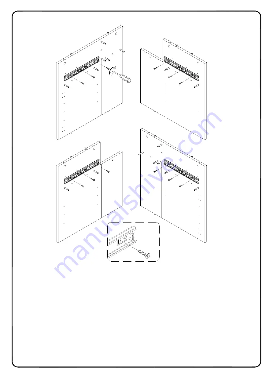 Walker Edison DW54PEREX Assembly Instructions Manual Download Page 11