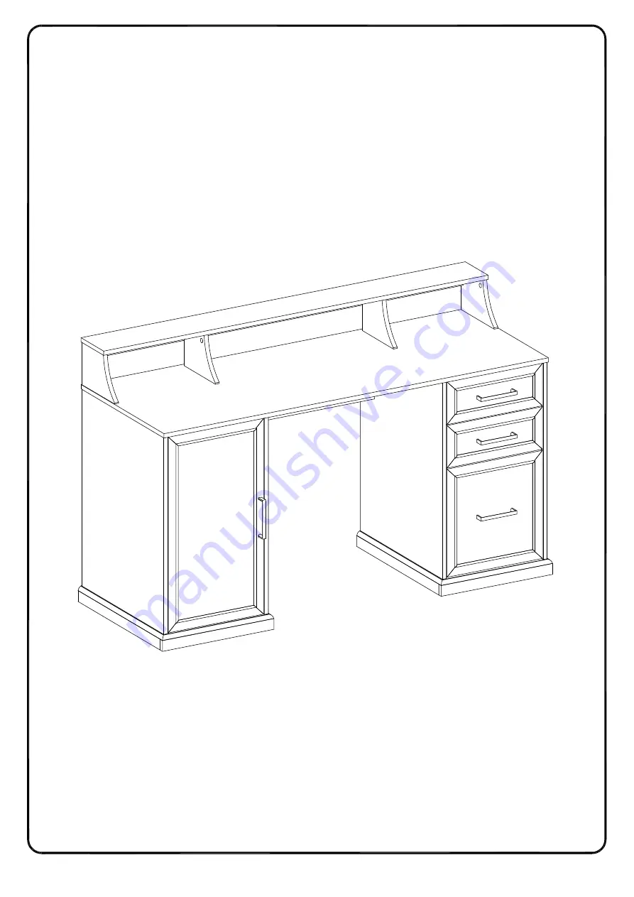 Walker Edison DW58GAV Assembly Instructions Manual Download Page 38