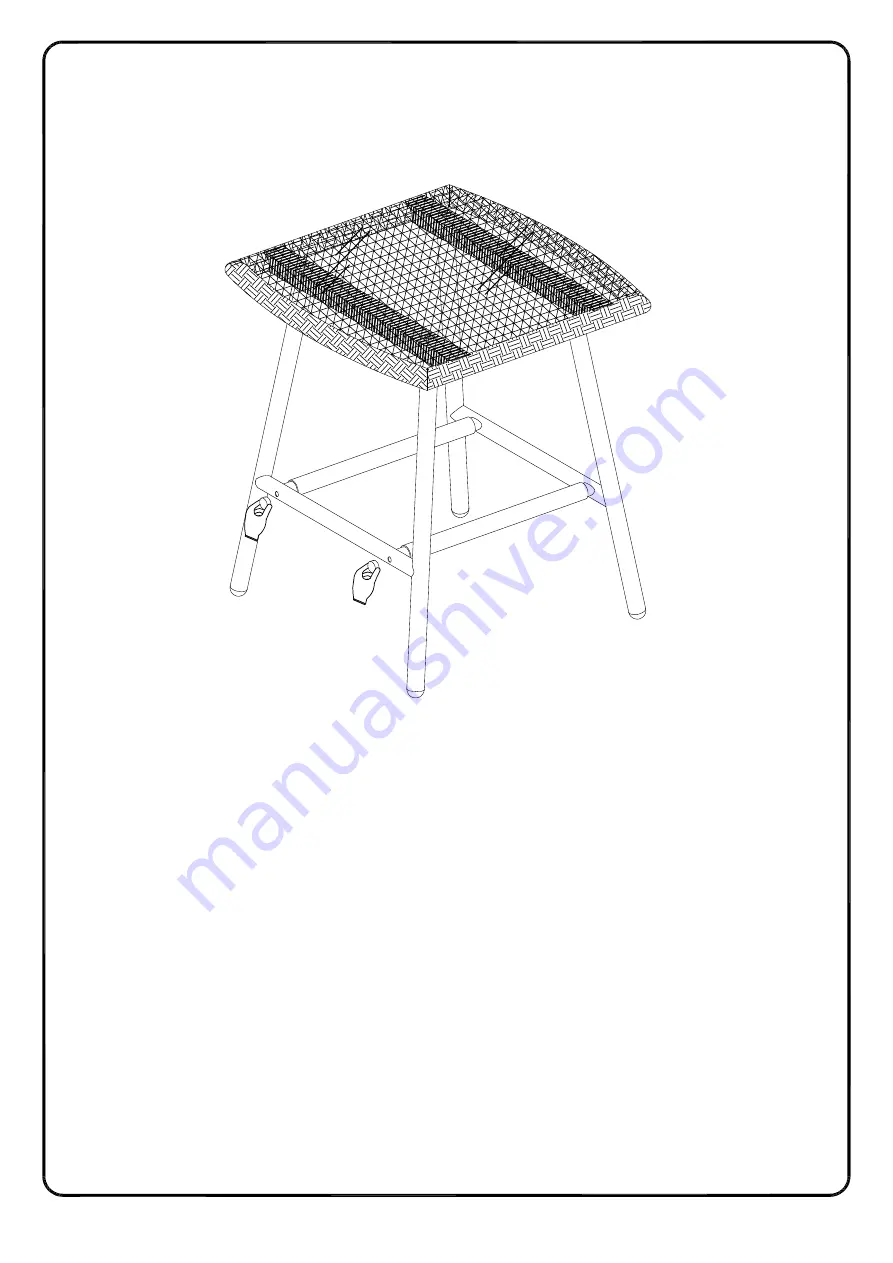 Walker Edison ORRSSTNL Assembly Instructions Manual Download Page 7