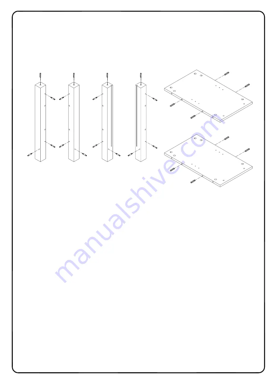 Walker Edison W58FPBD Assembly Instructions Manual Download Page 12