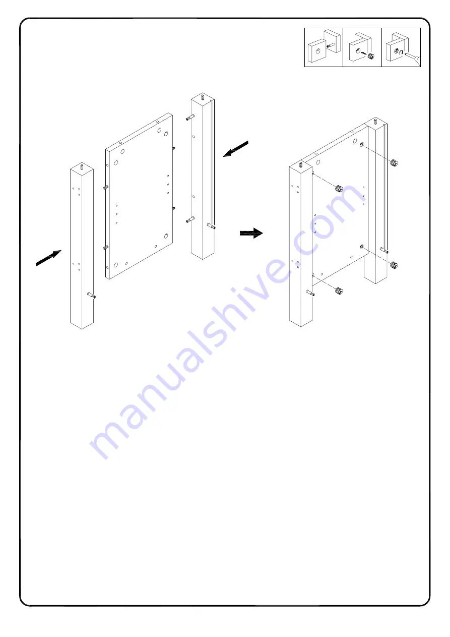 Walker Edison W58FPBD Assembly Instructions Manual Download Page 13