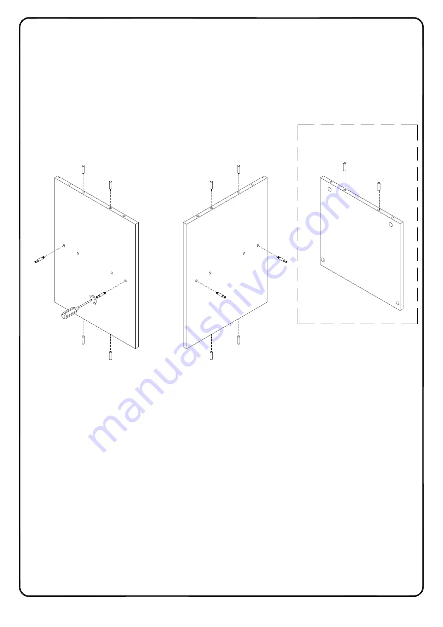 Walker Edison W60MX2D Assembly Instructions Manual Download Page 6