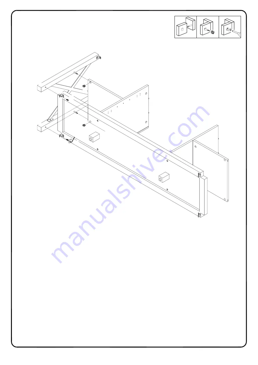 Walker Edison W60MX2D Assembly Instructions Manual Download Page 13