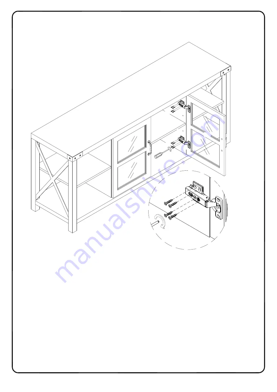 Walker Edison W60MX2D Assembly Instructions Manual Download Page 24