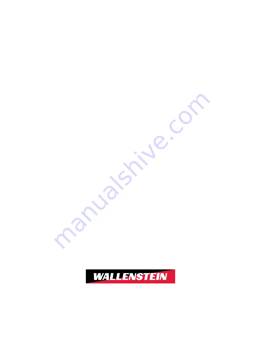 Wallenstein WP245 Operator'S Manual Download Page 52