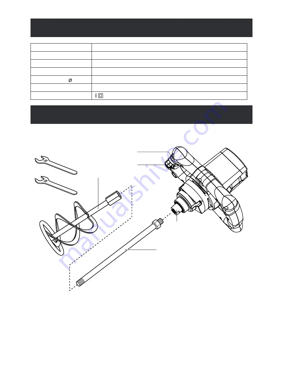 Wallpro Supa Mixer PM-600 Operating Instructions Manual Download Page 2