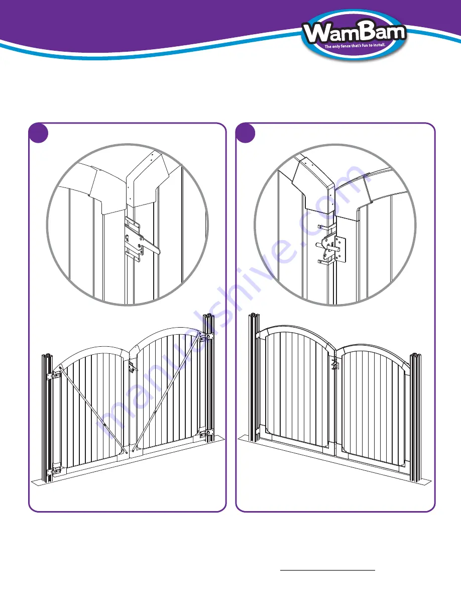 WamBam Nervous Nelly Vinyl Gate Manual Download Page 25