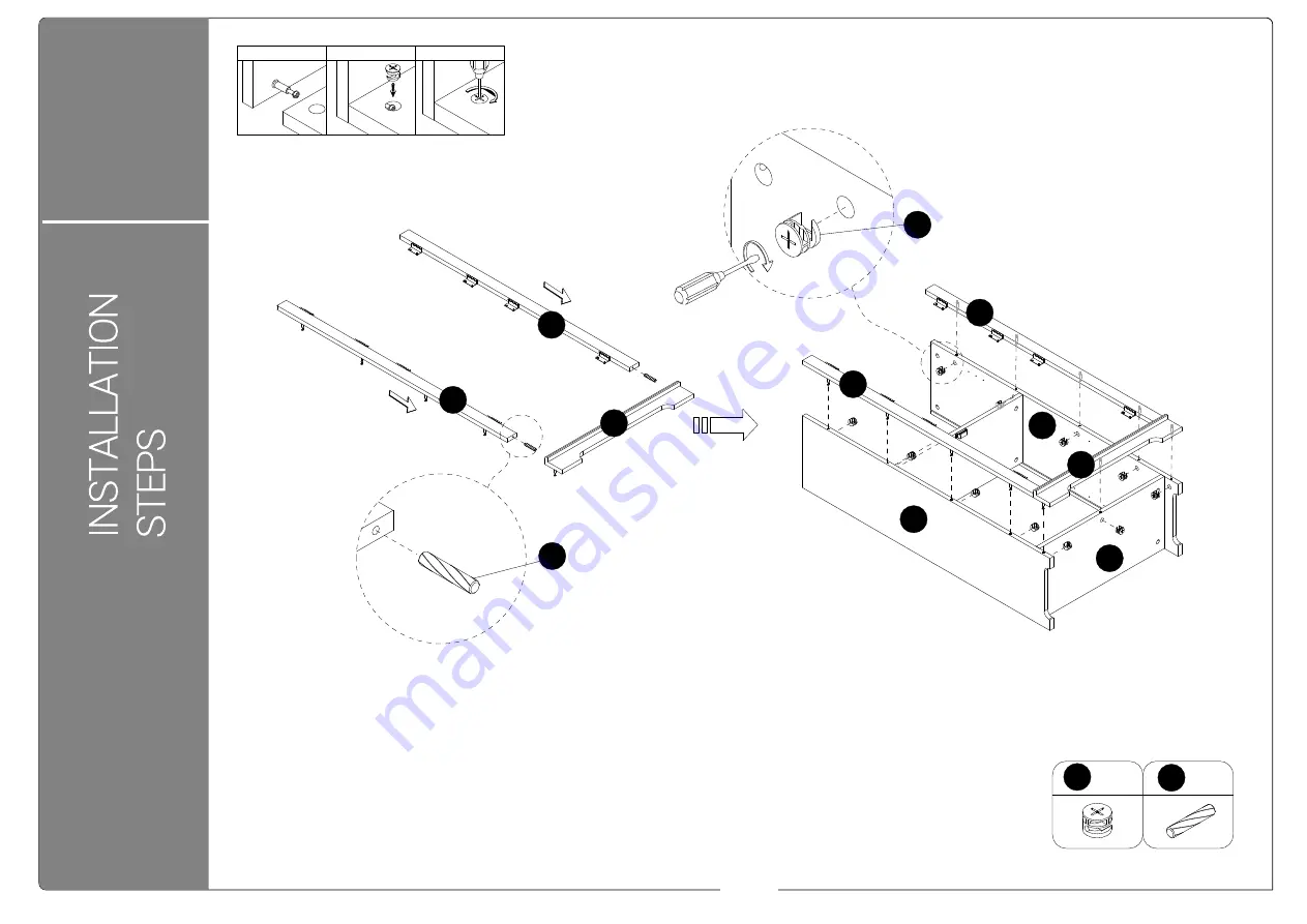 Wampat W18N4064W Assembly Instructions Manual Download Page 9