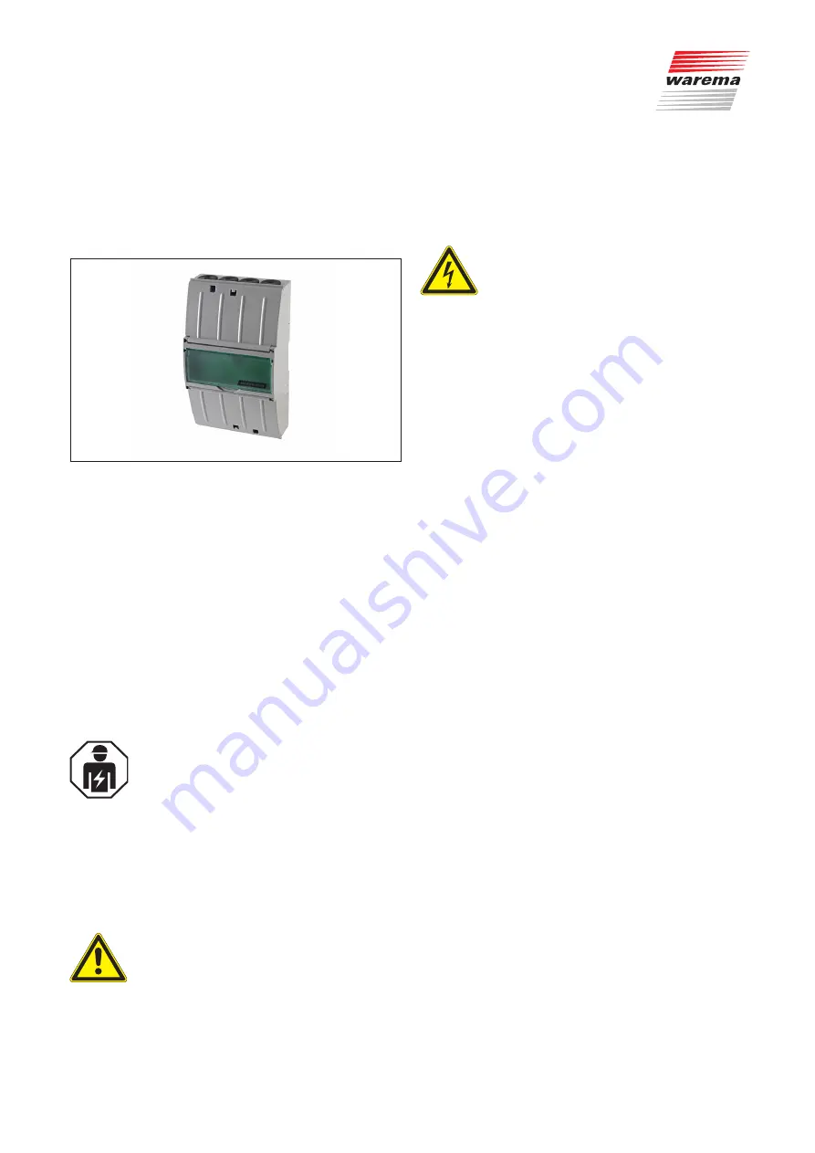 WAREMA KNX SA 4MDC.8 AP Installation Instructions Download Page 1