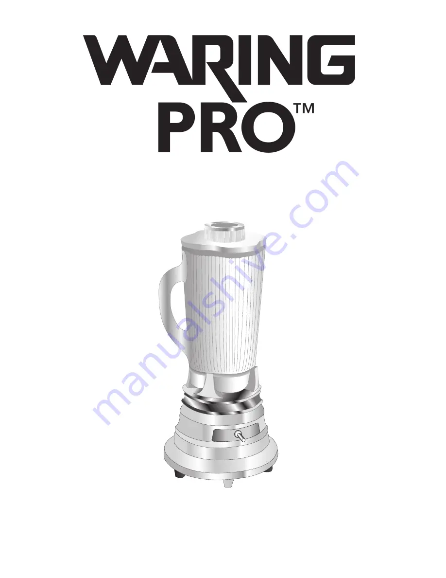 Waring MB Series User Manual Download Page 1