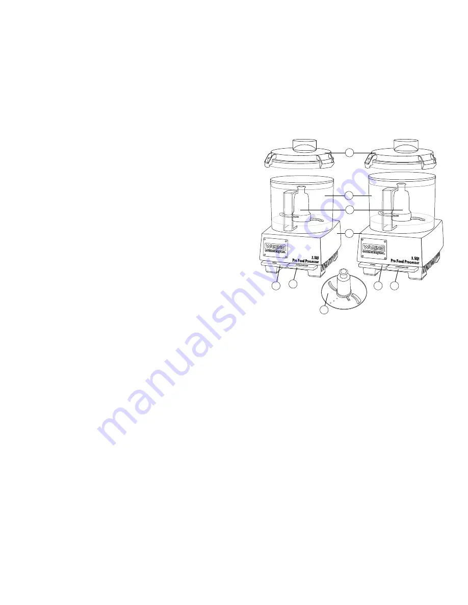 Waring WFP11SW Manual Download Page 4