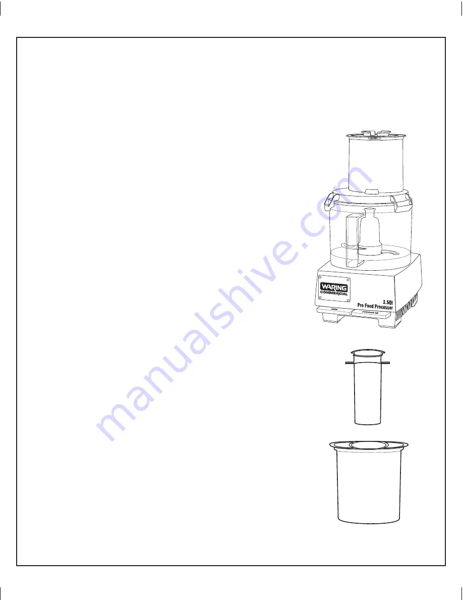 Waring WFP14SC Operation Manual Download Page 26