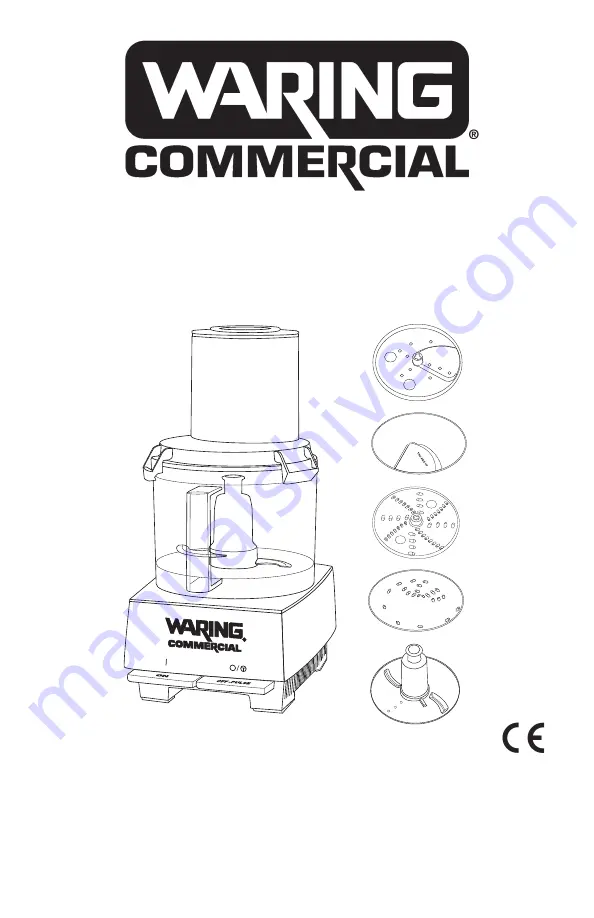 Waring WFP14SE Manual Download Page 1