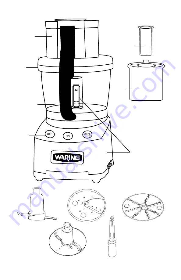 Waring WFP16S Manual Download Page 7