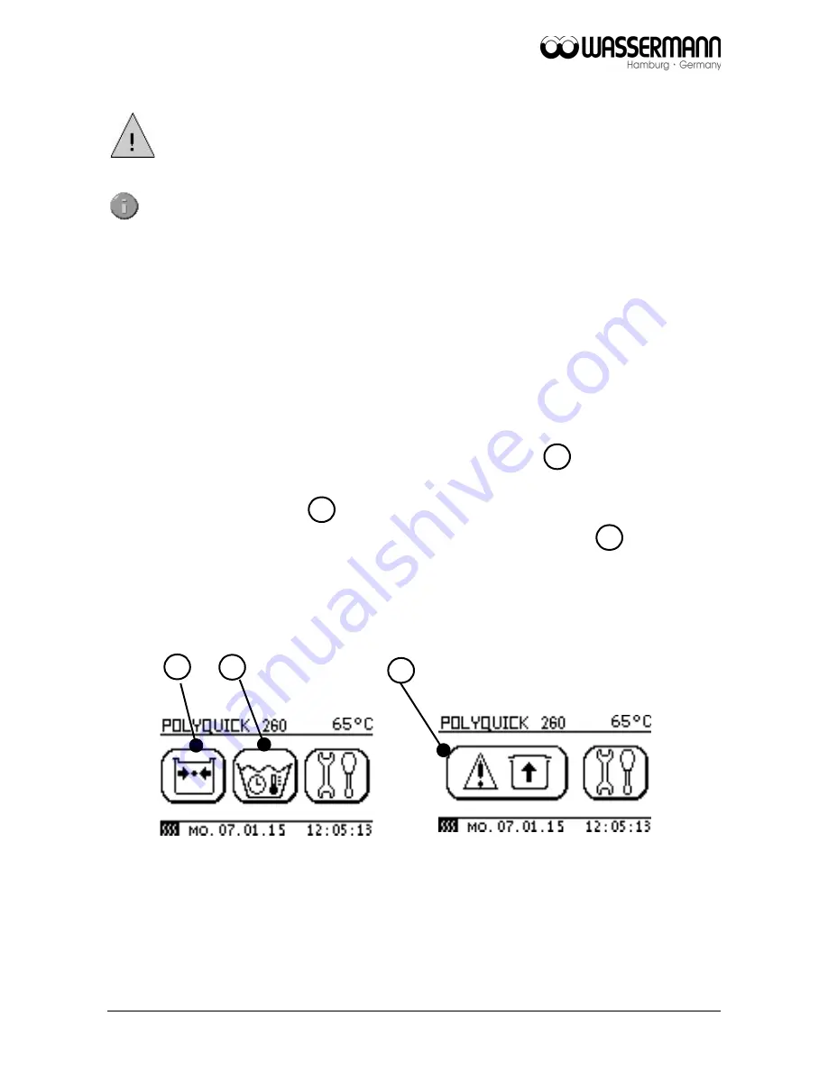 Wassermann Polyquick 260 User Manual Download Page 15