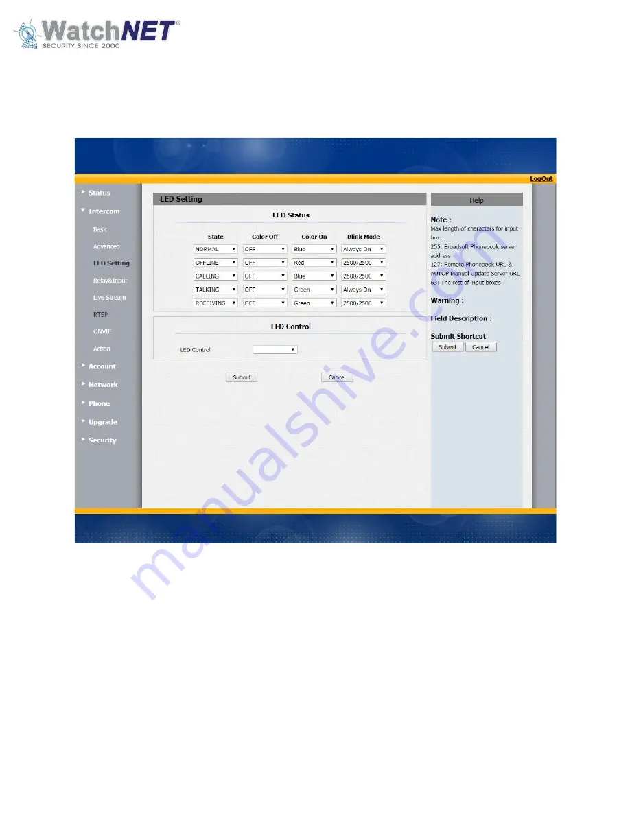 WatchNet AVC-DS1 Manual Download Page 10