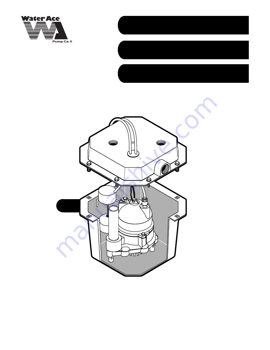 Water Ace R1030 Owner'S Manual Download Page 1