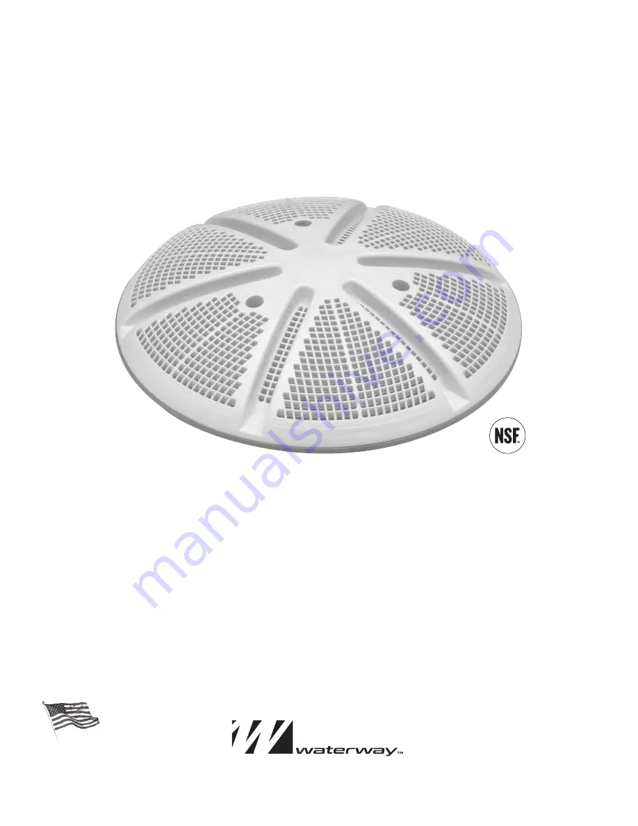 Waterway 640-213 V Series Installation Instructions Manual Download Page 1