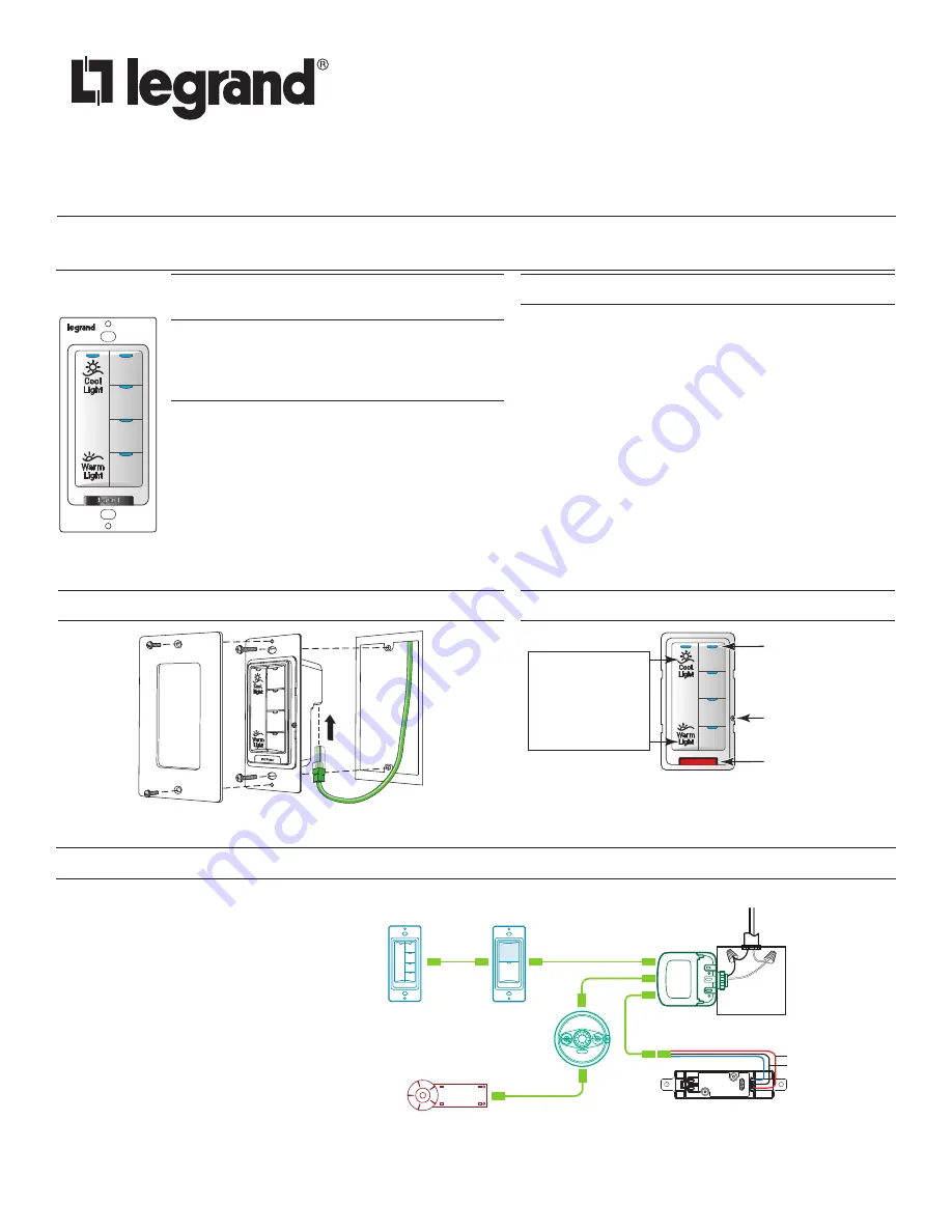 wattstopper LMSW-105-CCT Скачать руководство пользователя страница 1