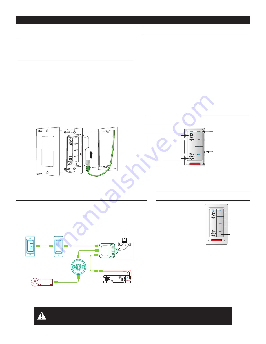 wattstopper LMSW-105-CCT Installation Manual Download Page 3